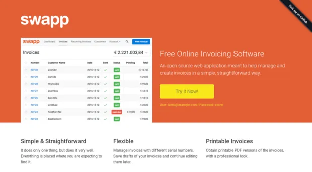 Siwapp — Manage and create invoices in a simple way!