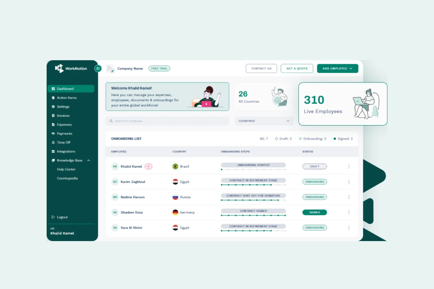 WorkMotion — Screenshots 2