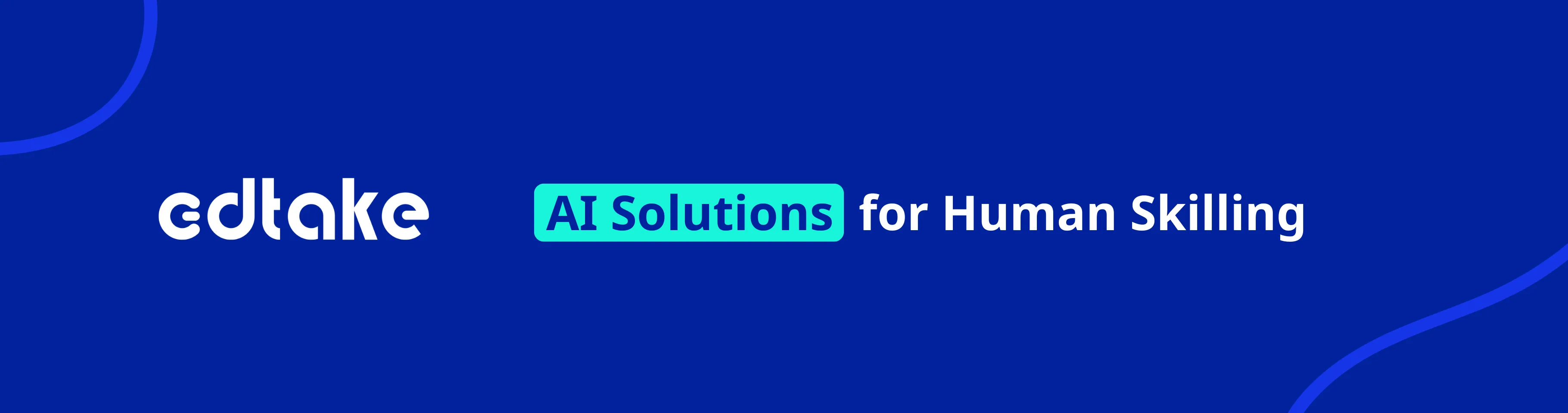 edtake — AI Solutions for Human Skilling