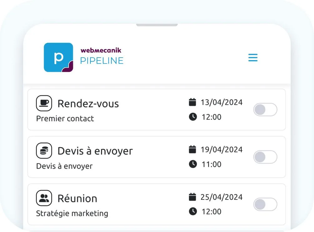 Webmecanik Pipeline - CRM — Screenshots 4