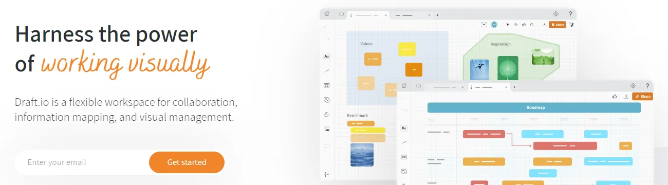 Draft.io — Flexible workspace for collaboration and visual management