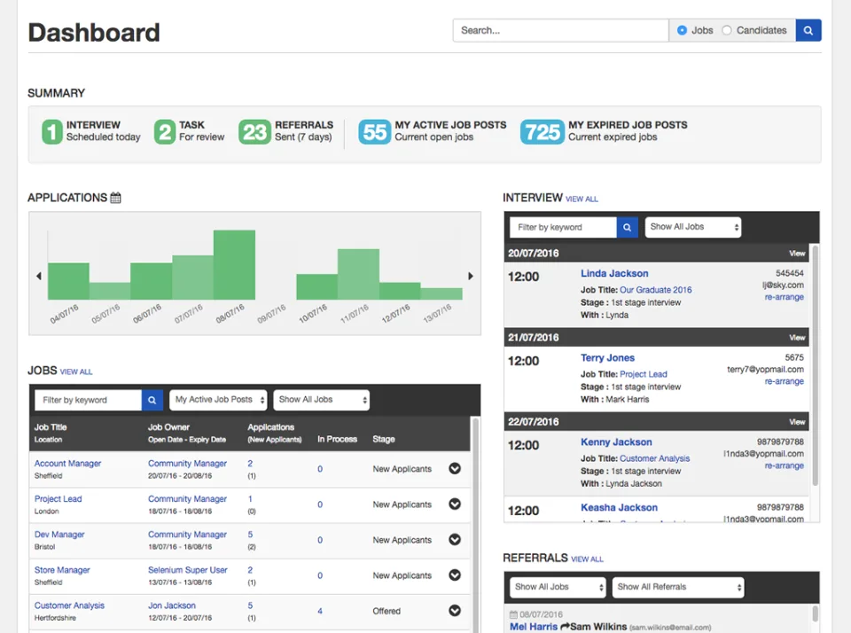 Applicant Tracking Software — Screenshots 2