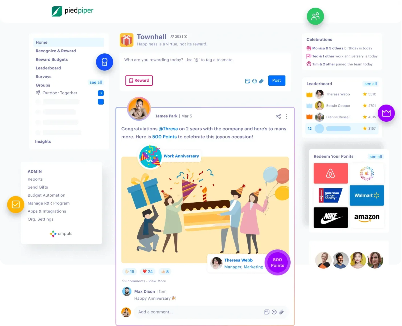 Empuls — Employee Engagement Platform for mid-sized businesses