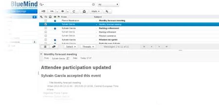 BlueMind — Screenshots 1
