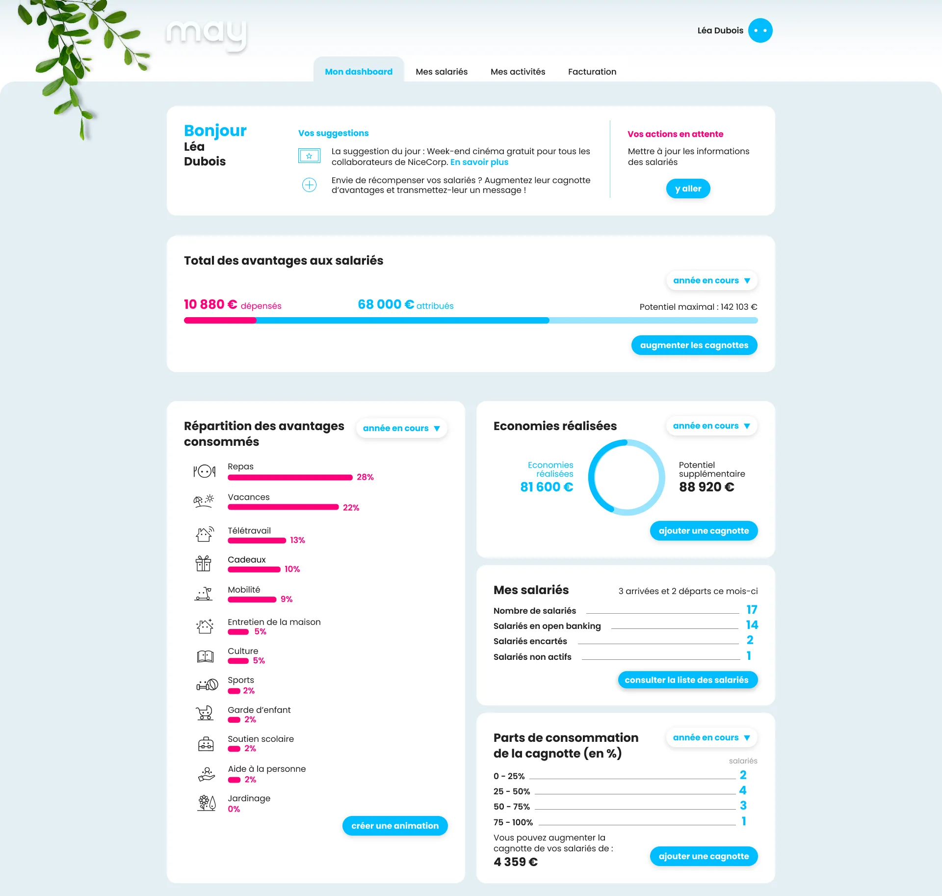 May — Screenshots 1