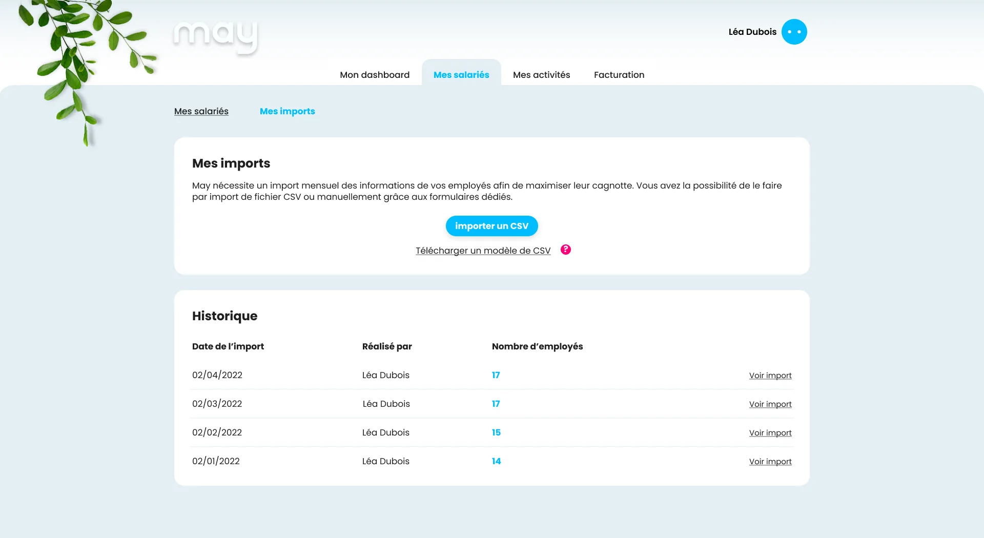 May — Screenshots 2