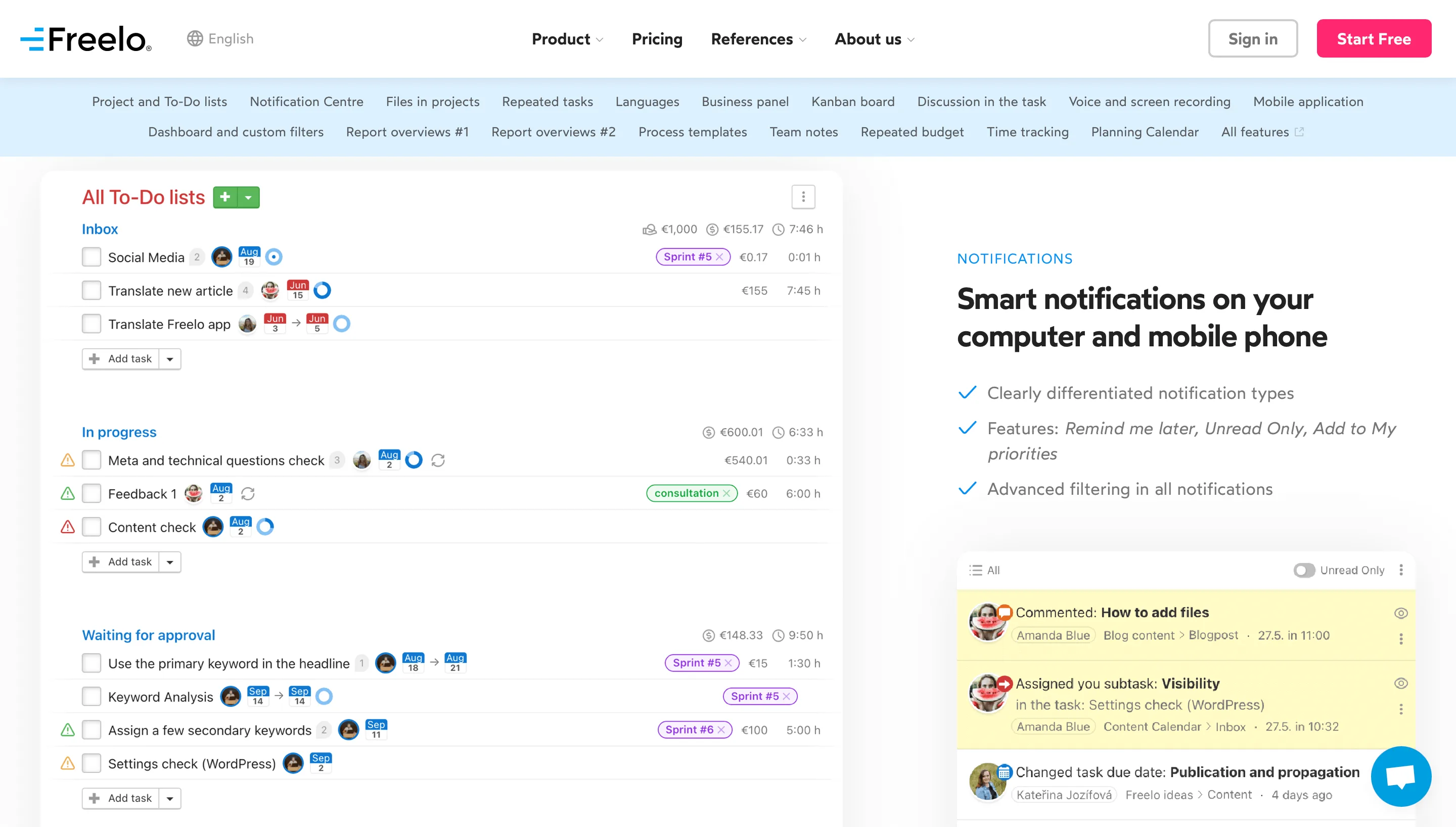 Freelo.io — Screenshots 1