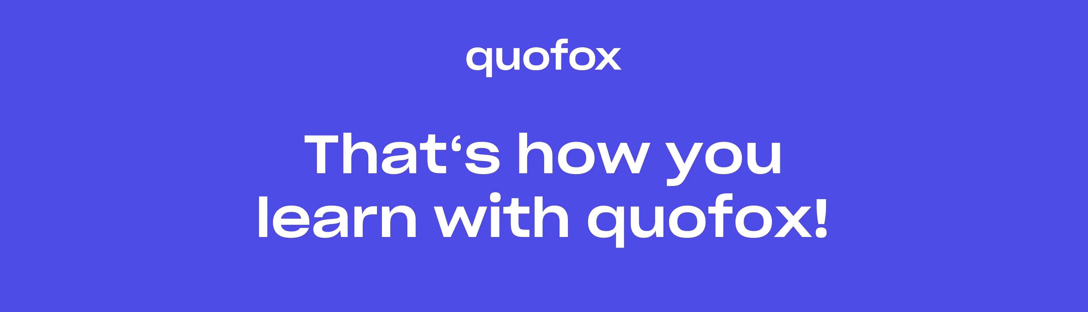quofox Learning Suite — Learning platform and learning content from a single source