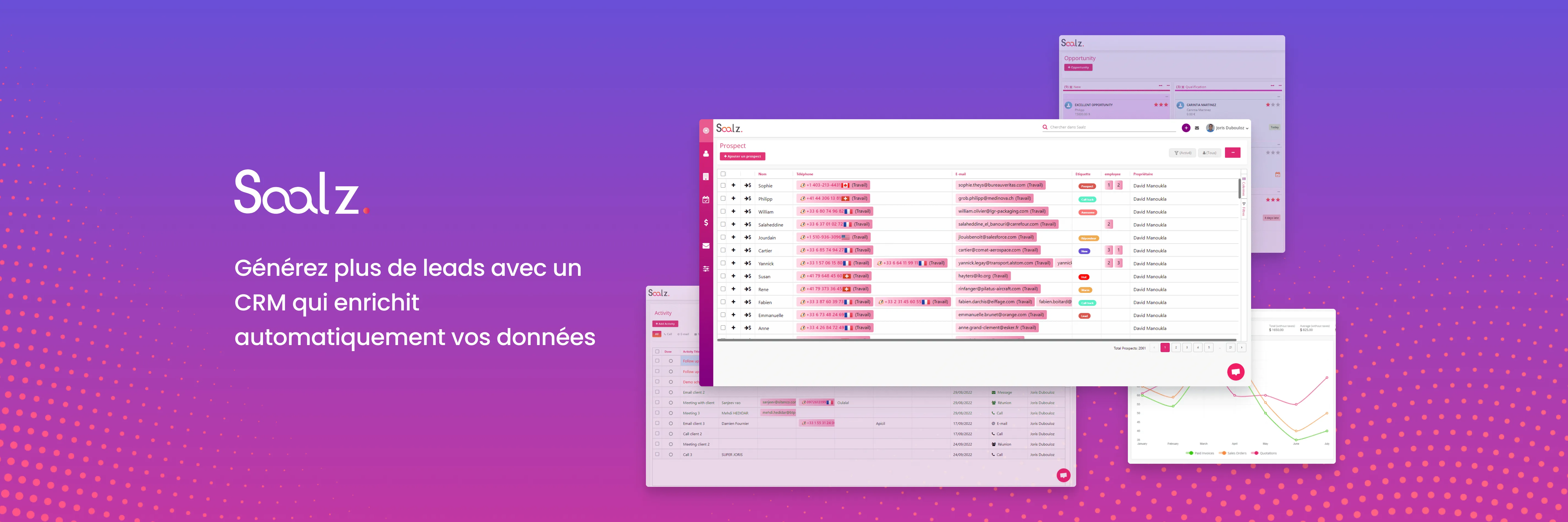 Saalz CRM — Streamline Sales Efficiency with Advanced CRM