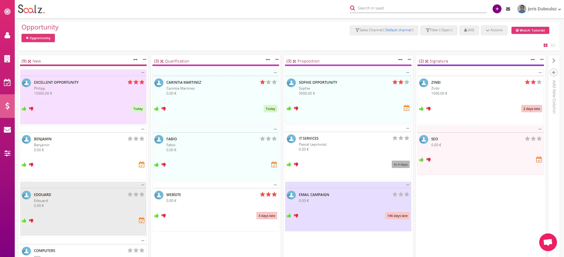 Saalz CRM — Screenshots 1