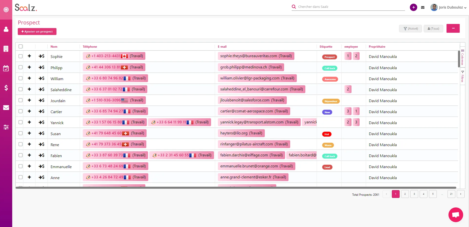 Saalz CRM — Screenshots 2