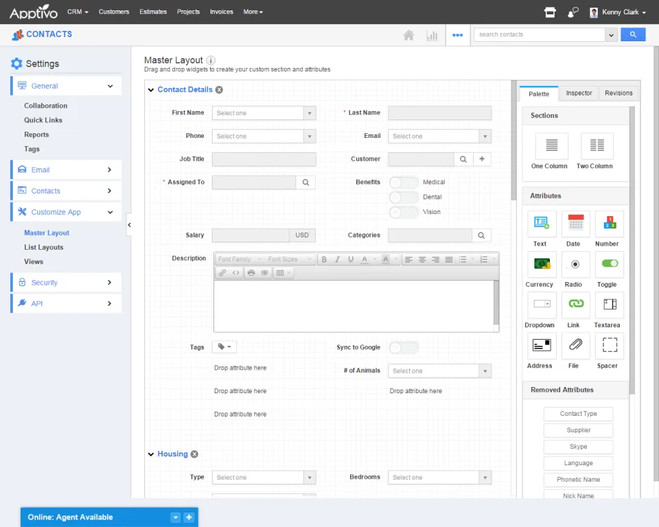 Apptivo CRM — Screenshots 2