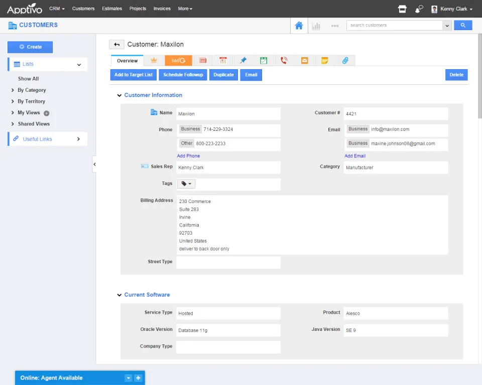 Apptivo CRM — Screenshots 3