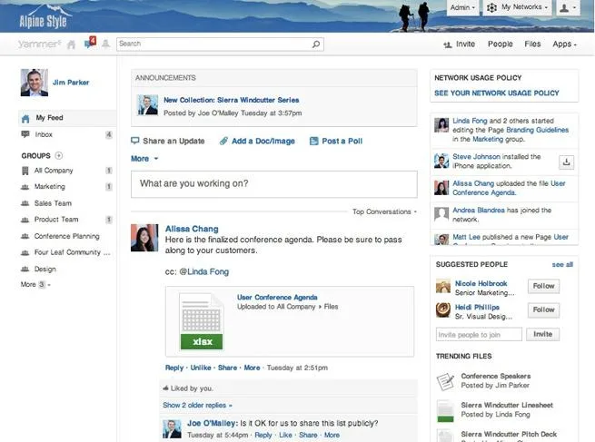 Yammer — Screenshots 1