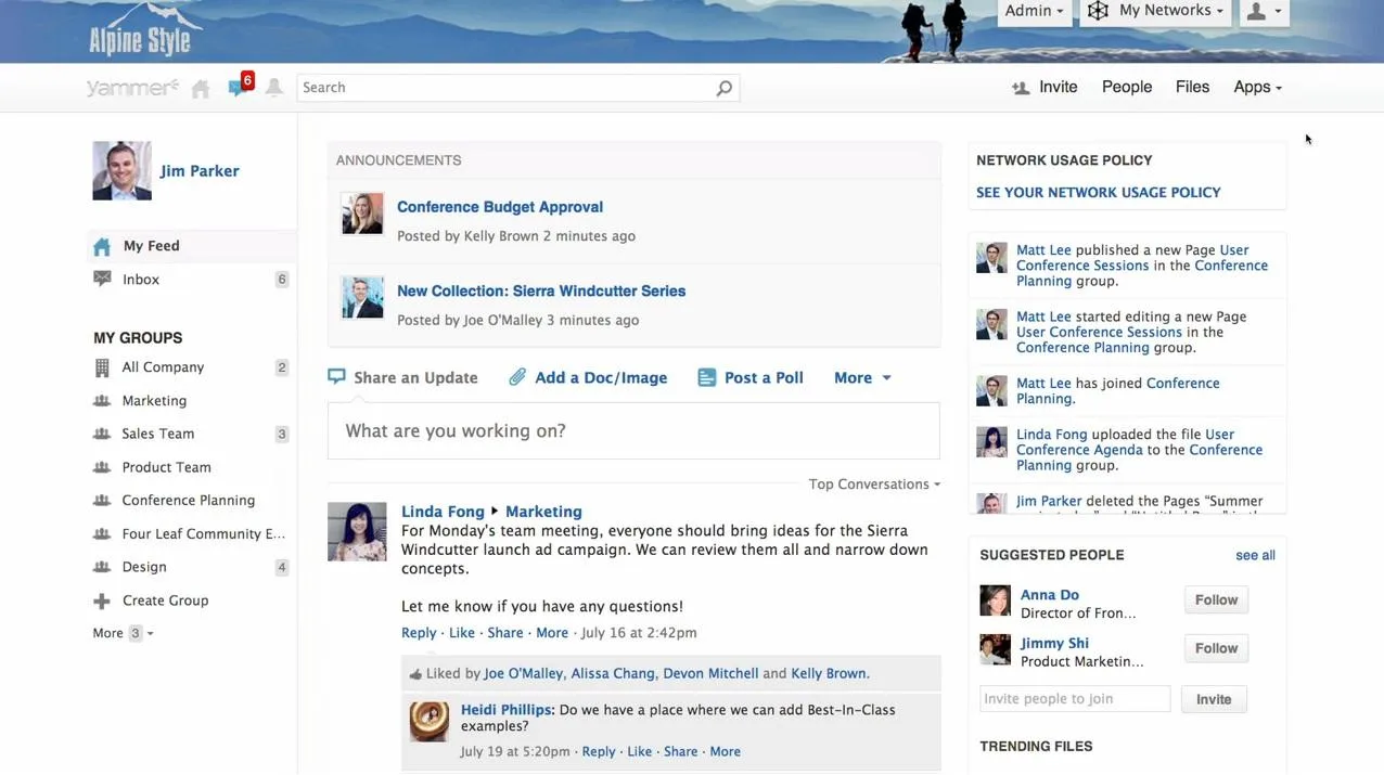 Yammer — Screenshots 2