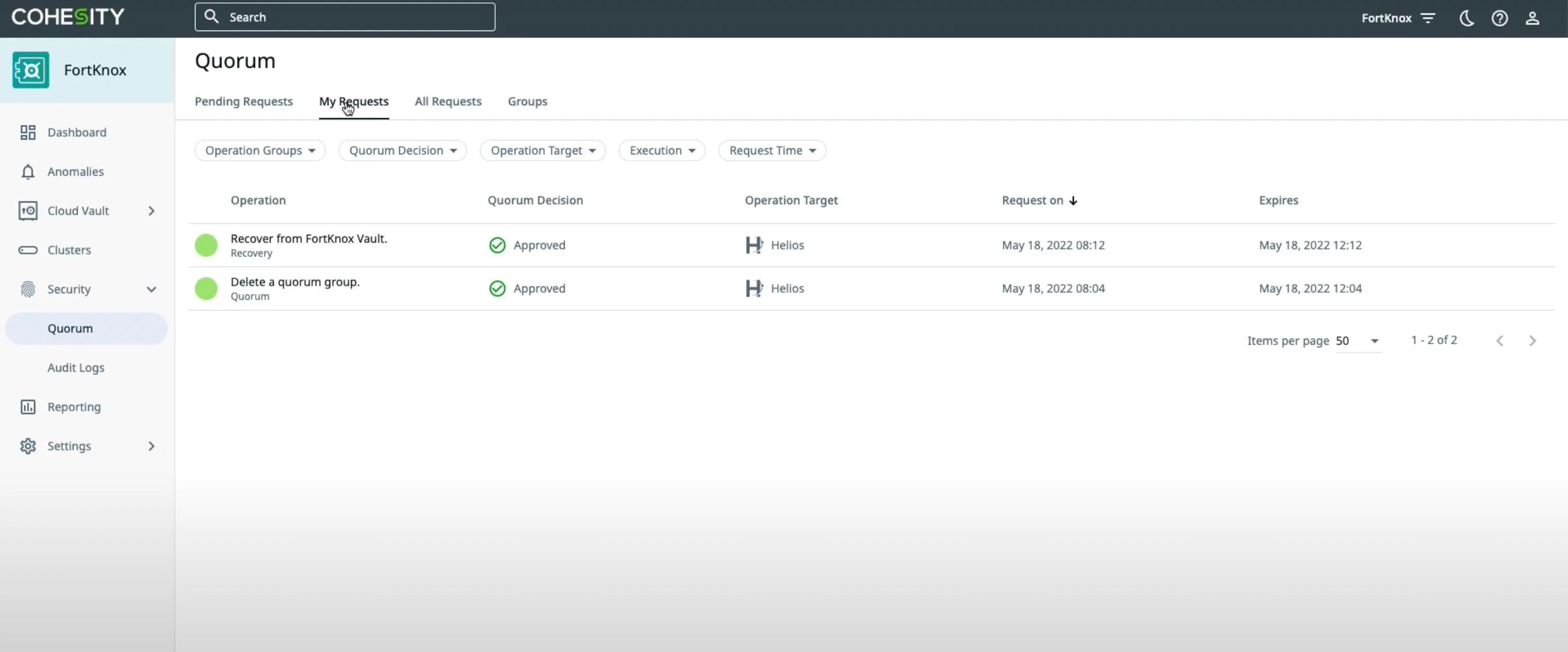 Cohesity Data Cloud — Screenshots 5