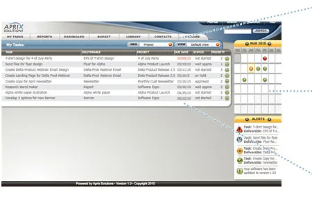 Aprix Marketing Manager — Screenshots 1