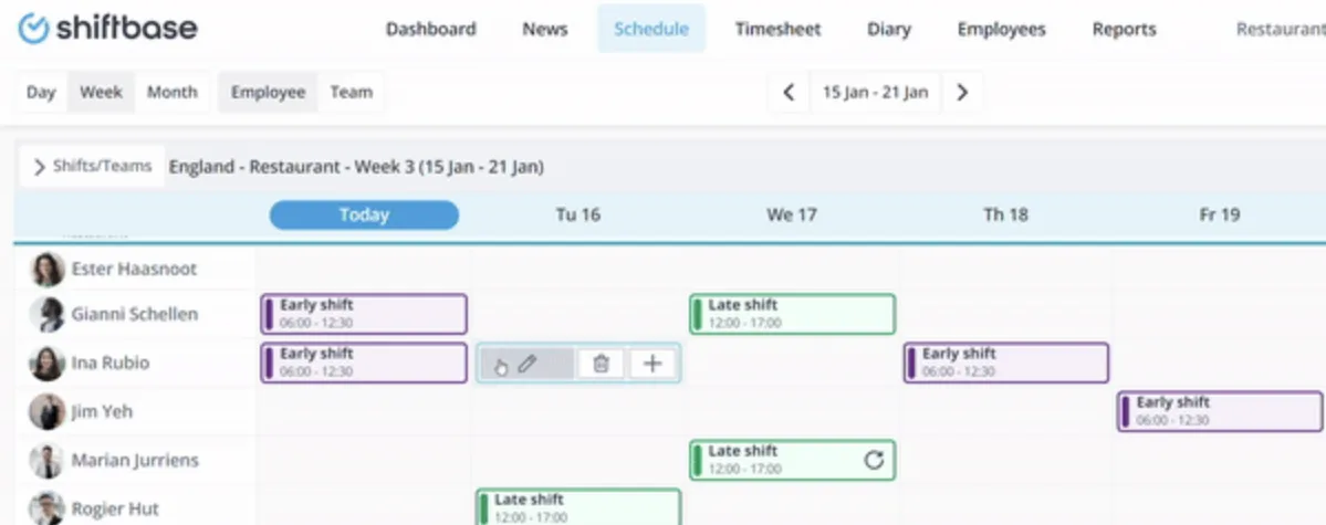 Shiftbase — Screenshots 2