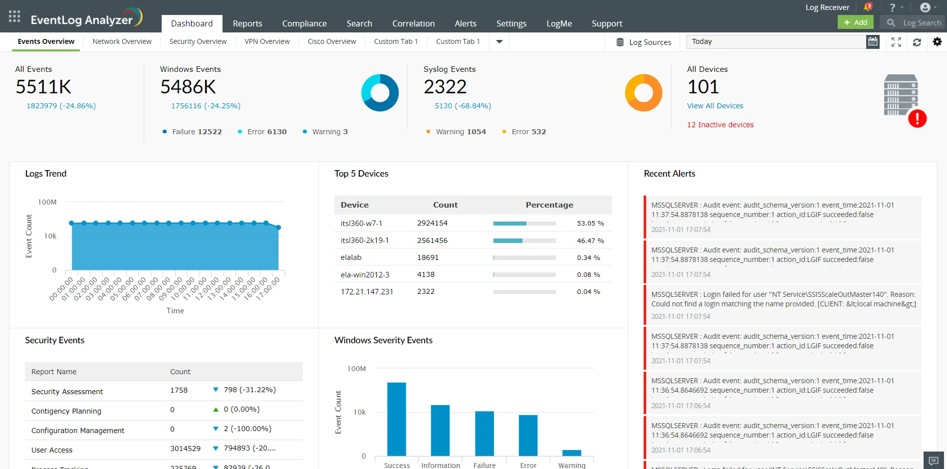 ManageEngine EventLog Analyzer — Screenshots 3