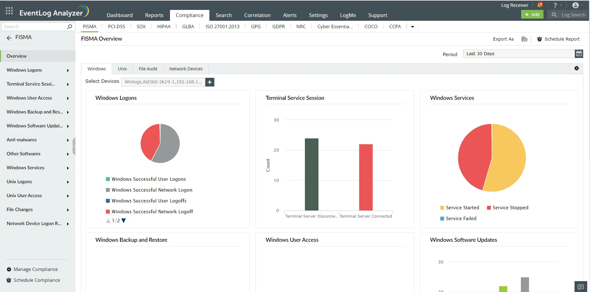 ManageEngine EventLog Analyzer — Screenshots 6