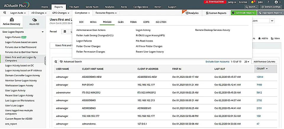 ManageEngine ADAudit Plus — Screenshots 5
