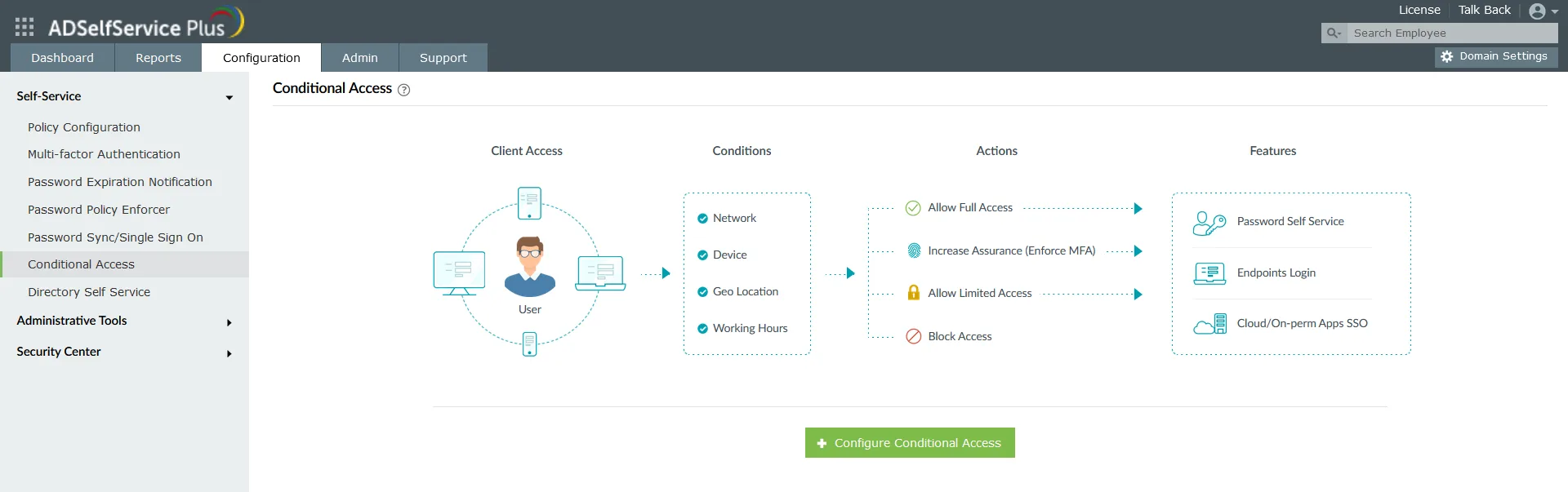 ManageEngine ADSelfServicePlus — Screenshots 2