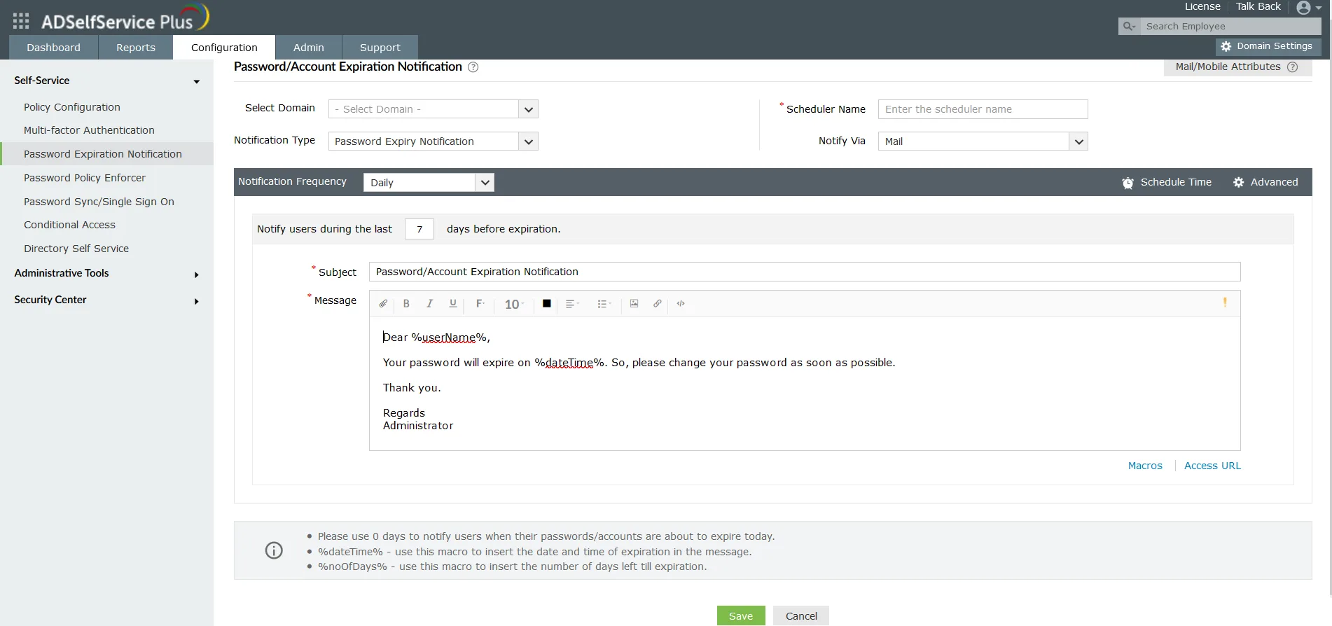 ManageEngine ADSelfServicePlus — Screenshots 4