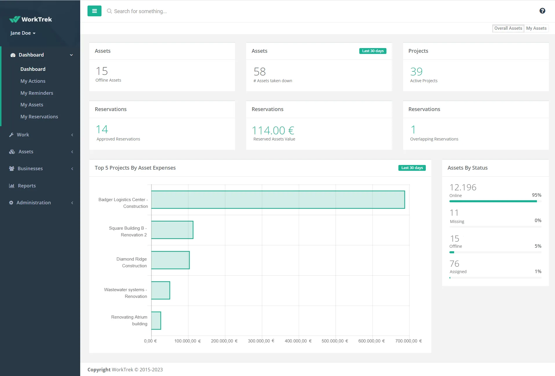 WorkTrek — Cloud-based CMMS app