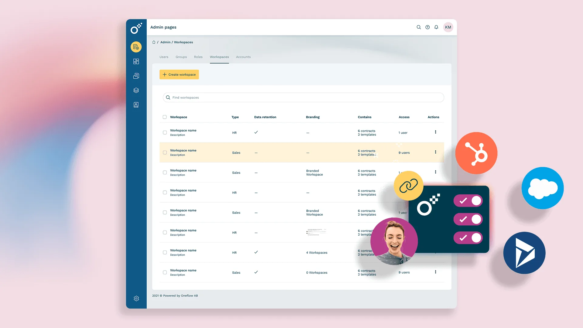 Oneflow — Screenshots 2