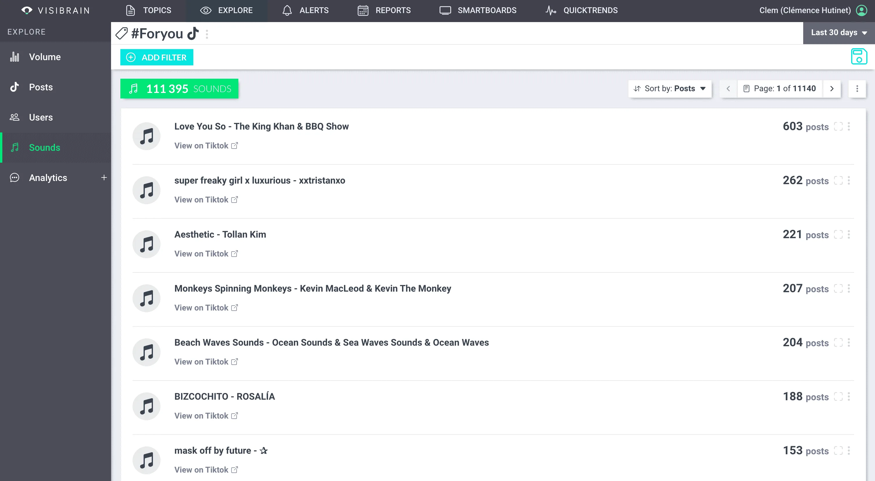 Visibrain — Screenshots 2