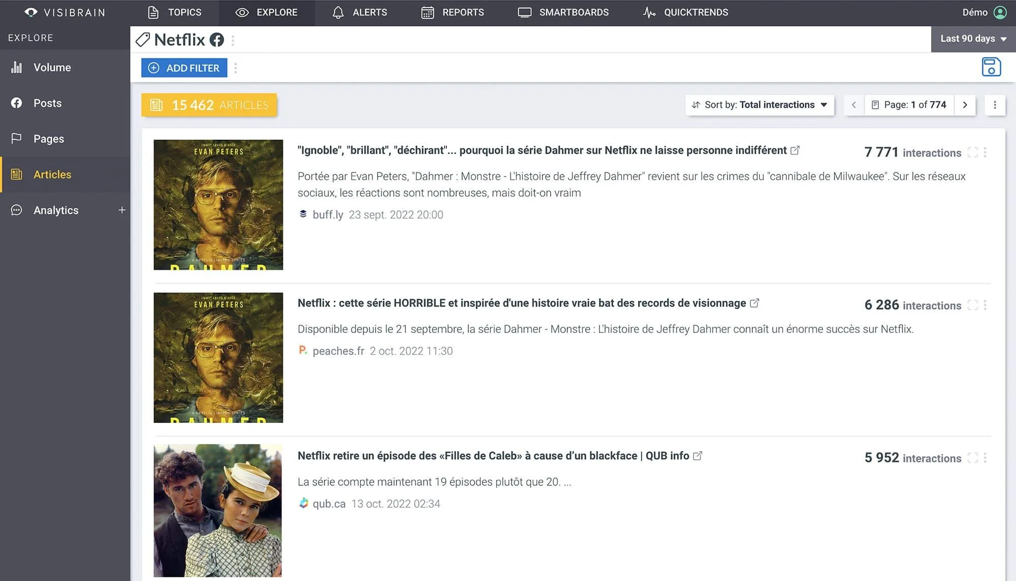 Visibrain — Screenshots 4