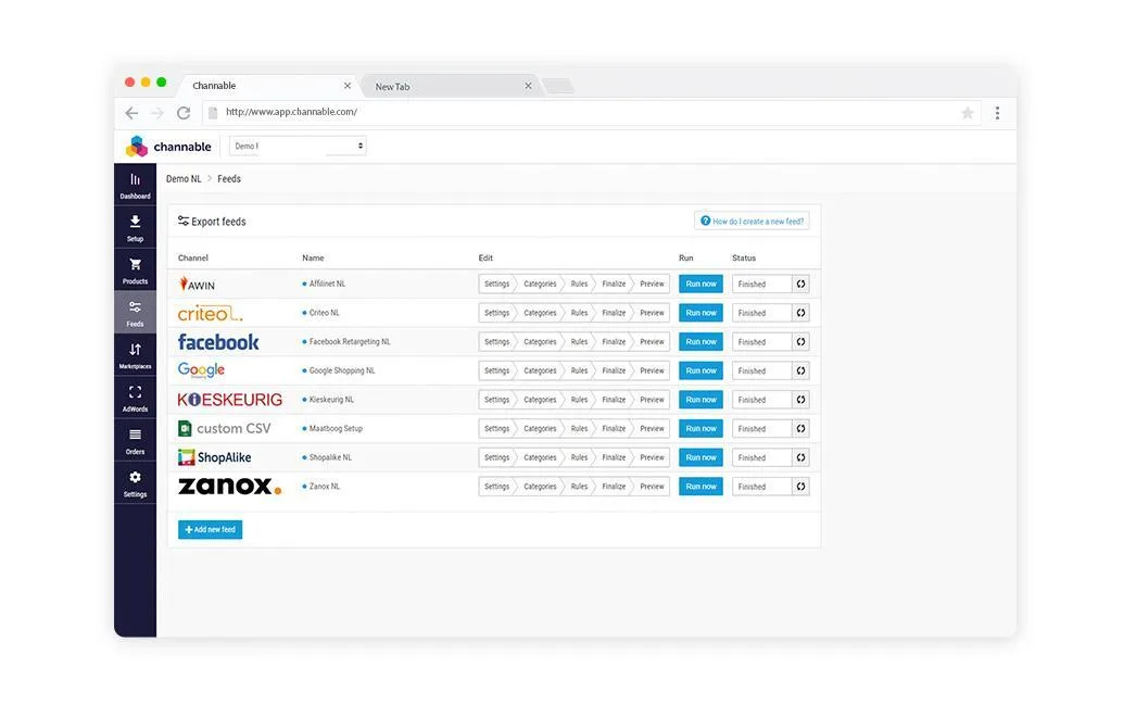 Channable — Screenshots 2