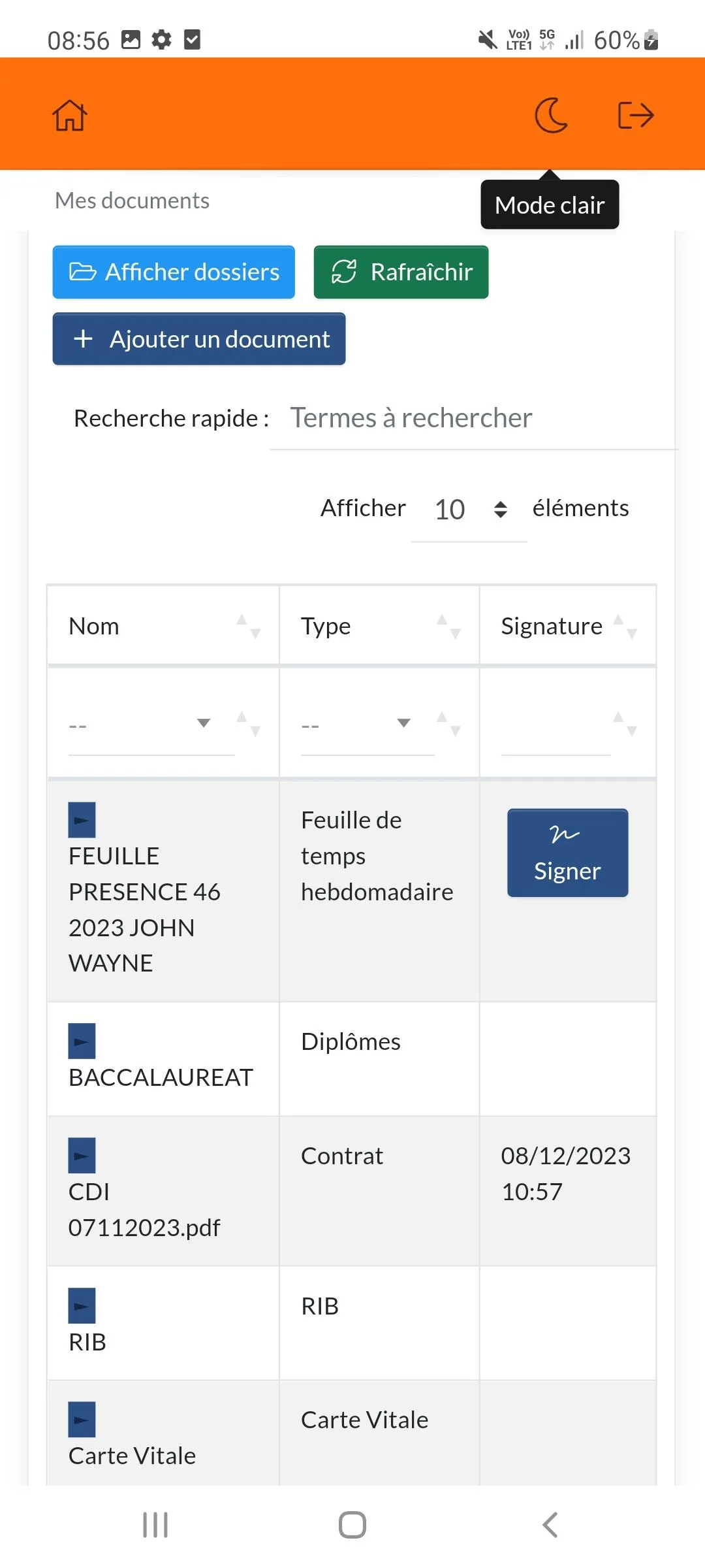 Silae RH Suite — Captures d'écran 3