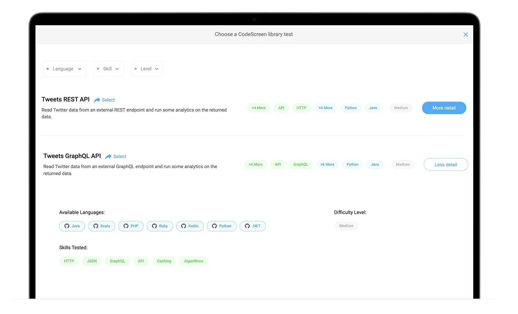 CodeScreen — Screenshots 1