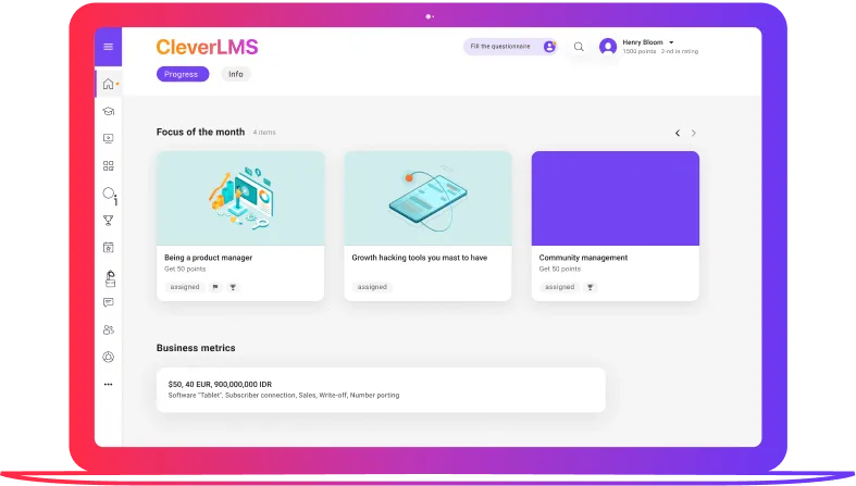 CleverLMS — Screenshots 2