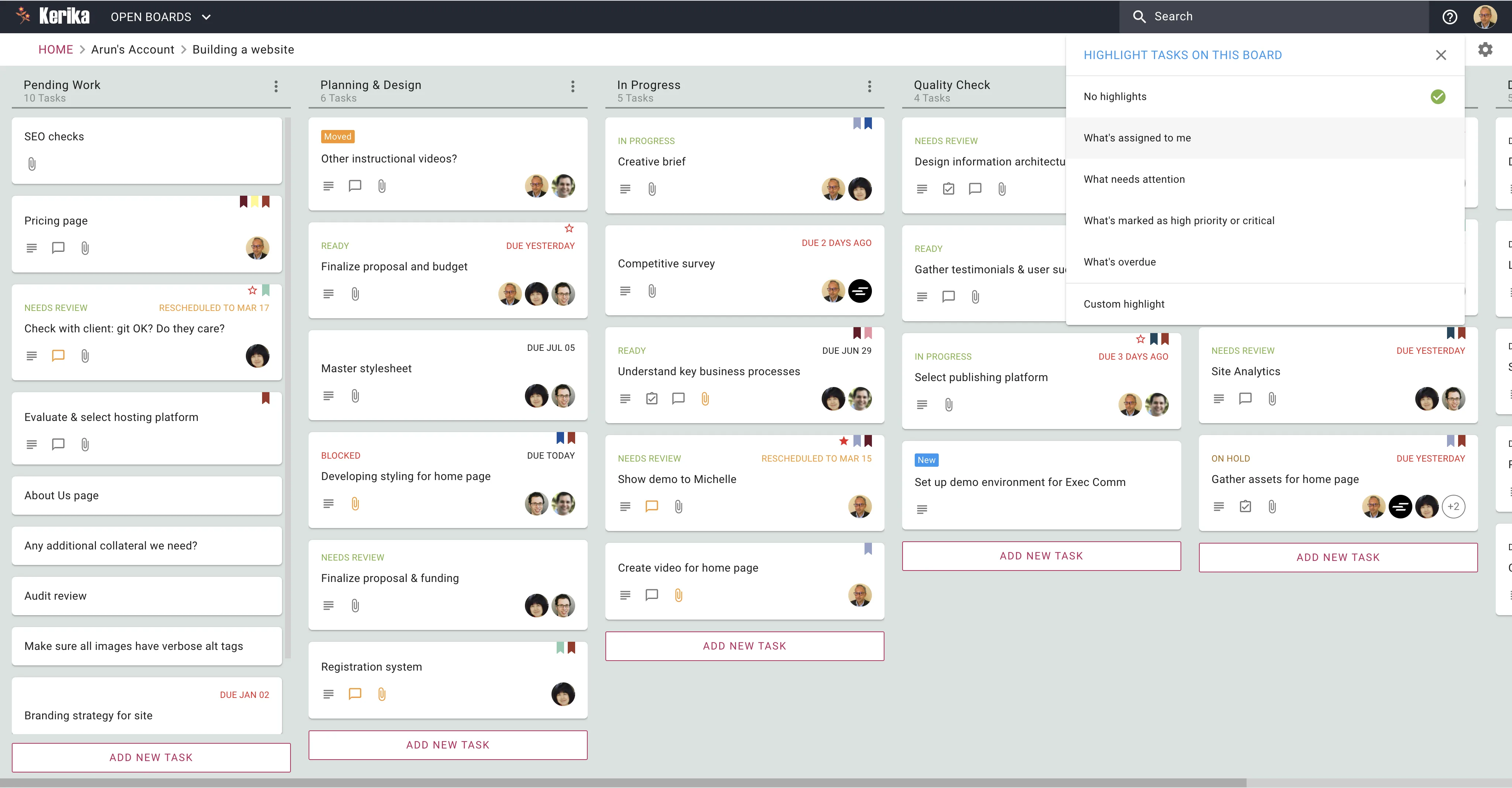 Kerika — It is a task management tool that offers a user-friendly