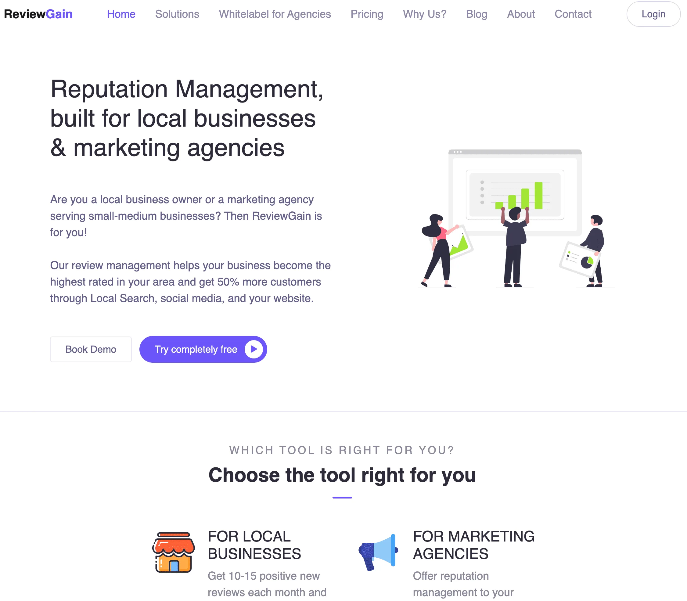 ReviewGain — Truly Smart Review Management for Small-Medium Businesses