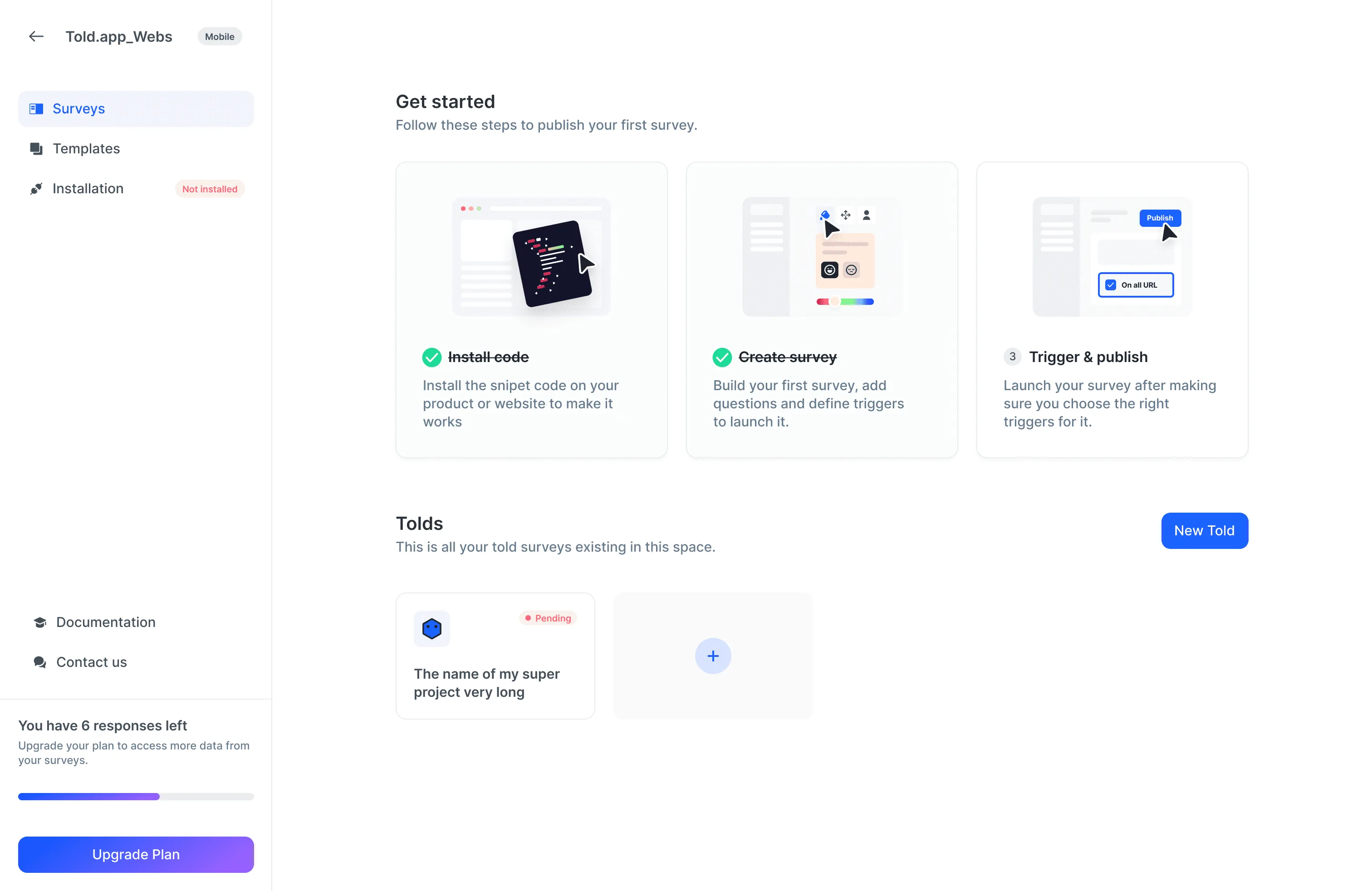 Told — Screenshots 1