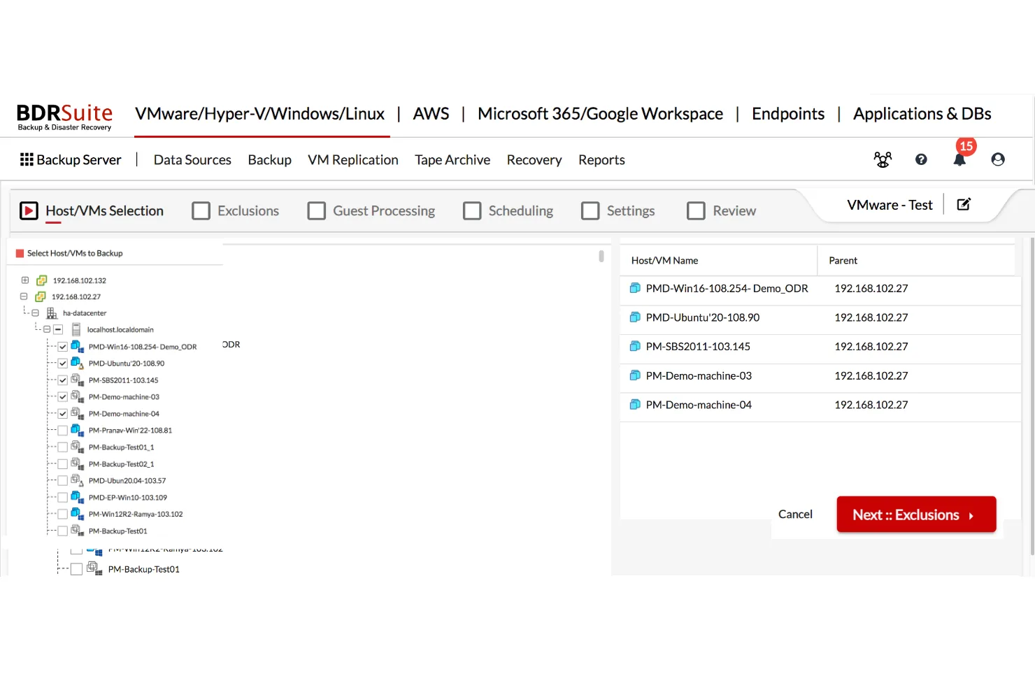 BDRSuite — Screenshots 5