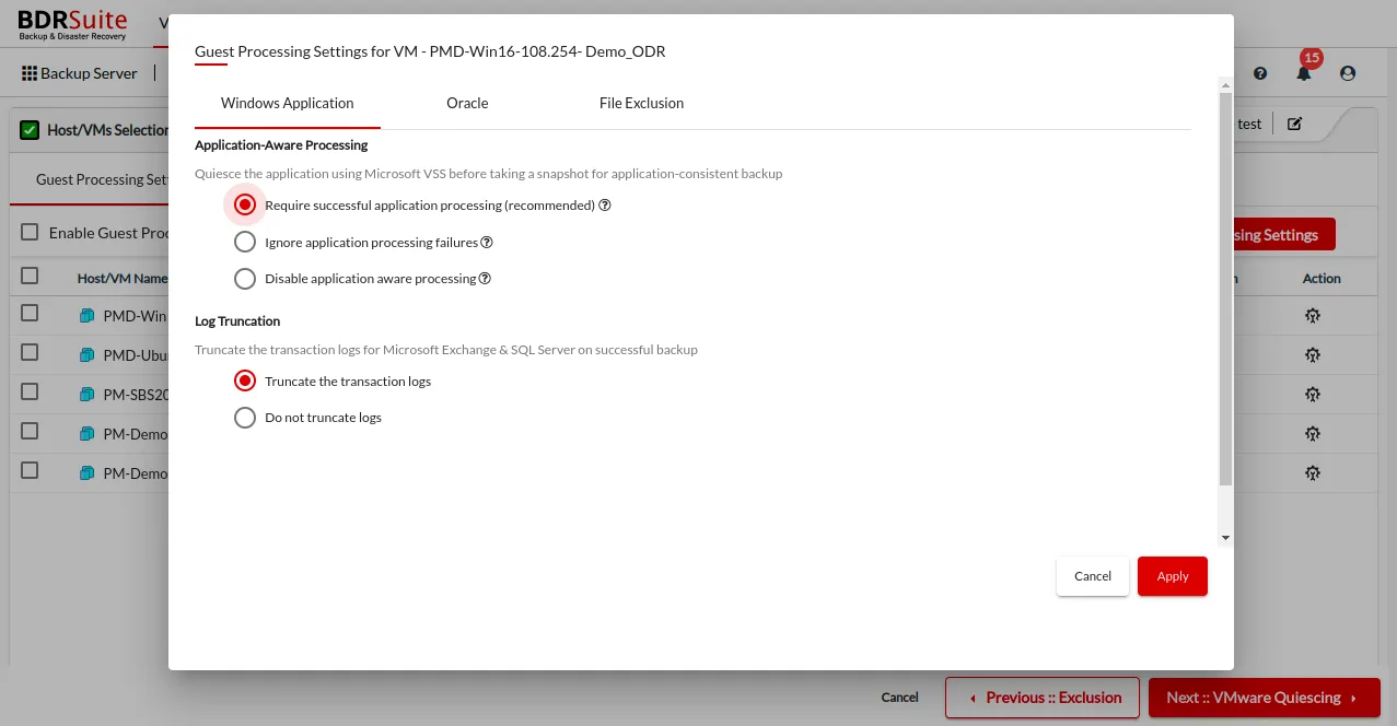 BDRSuite — Screenshots 7