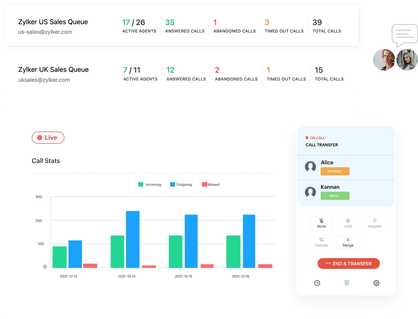 Zoho Voice — Screenshots 2