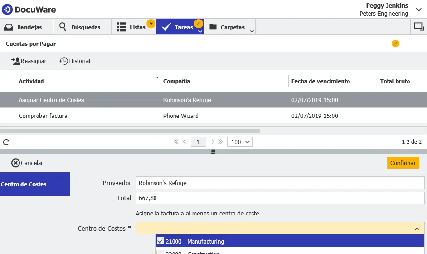 DocuWare — Capturas de pantalla 12