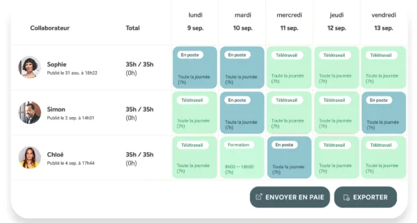 Eurécia Planning  — Captures d'écran 1