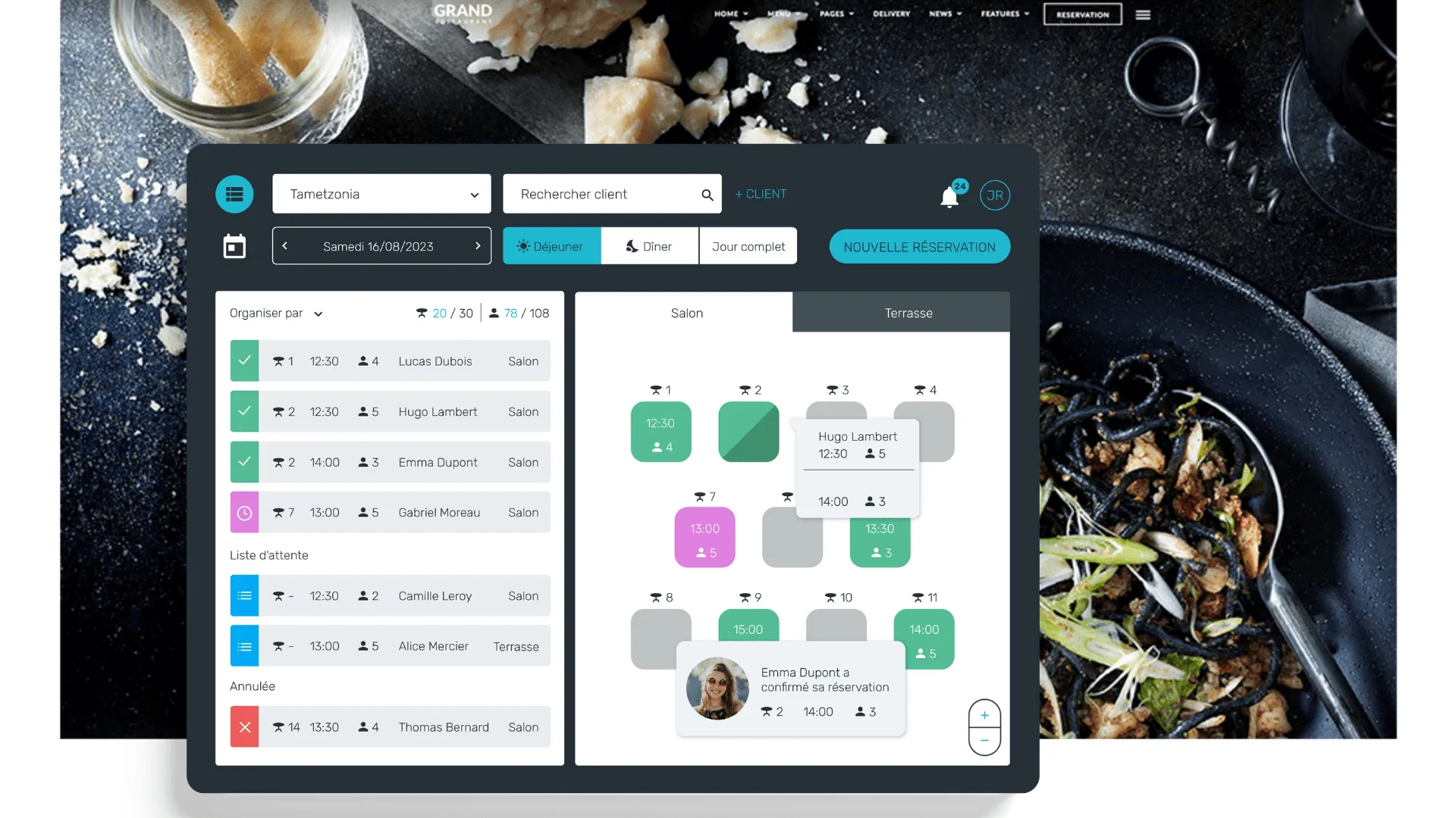 Guestonline — Streamlined Reservation Management for Restaurants