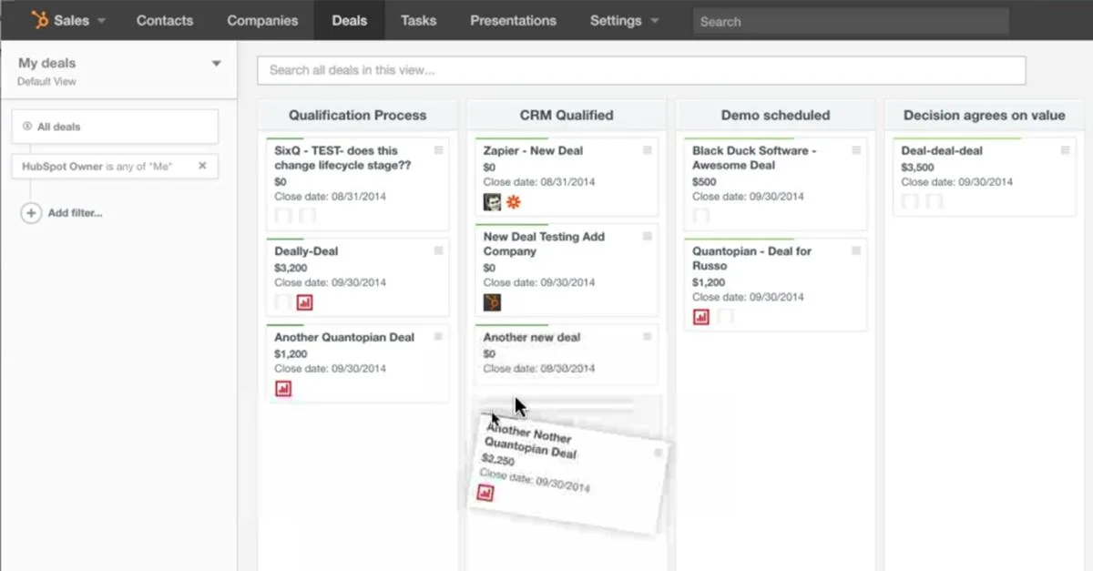 HubSpot CRM — Screenshots 1