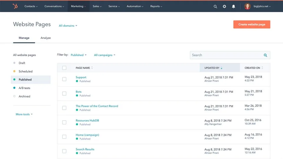 Hub CMS — Screenshots 1