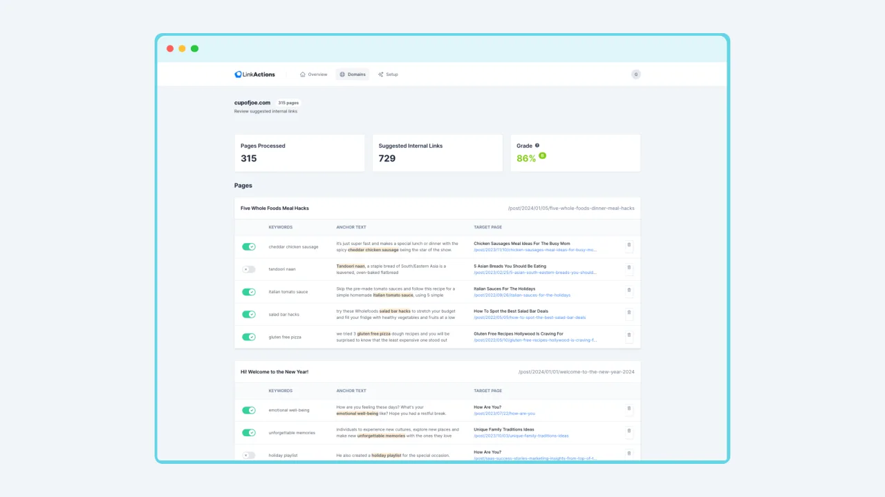 LinkActions — Screenshots 1