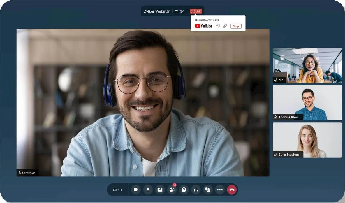 Zoho Webinar — Screenshots 1