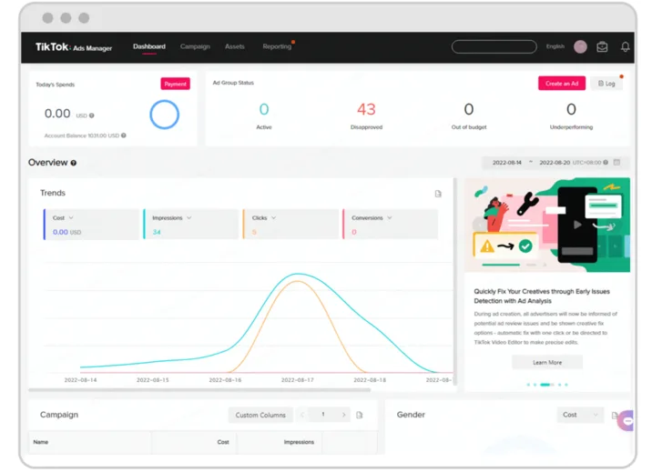 TikTok for Business — Screenshots 1