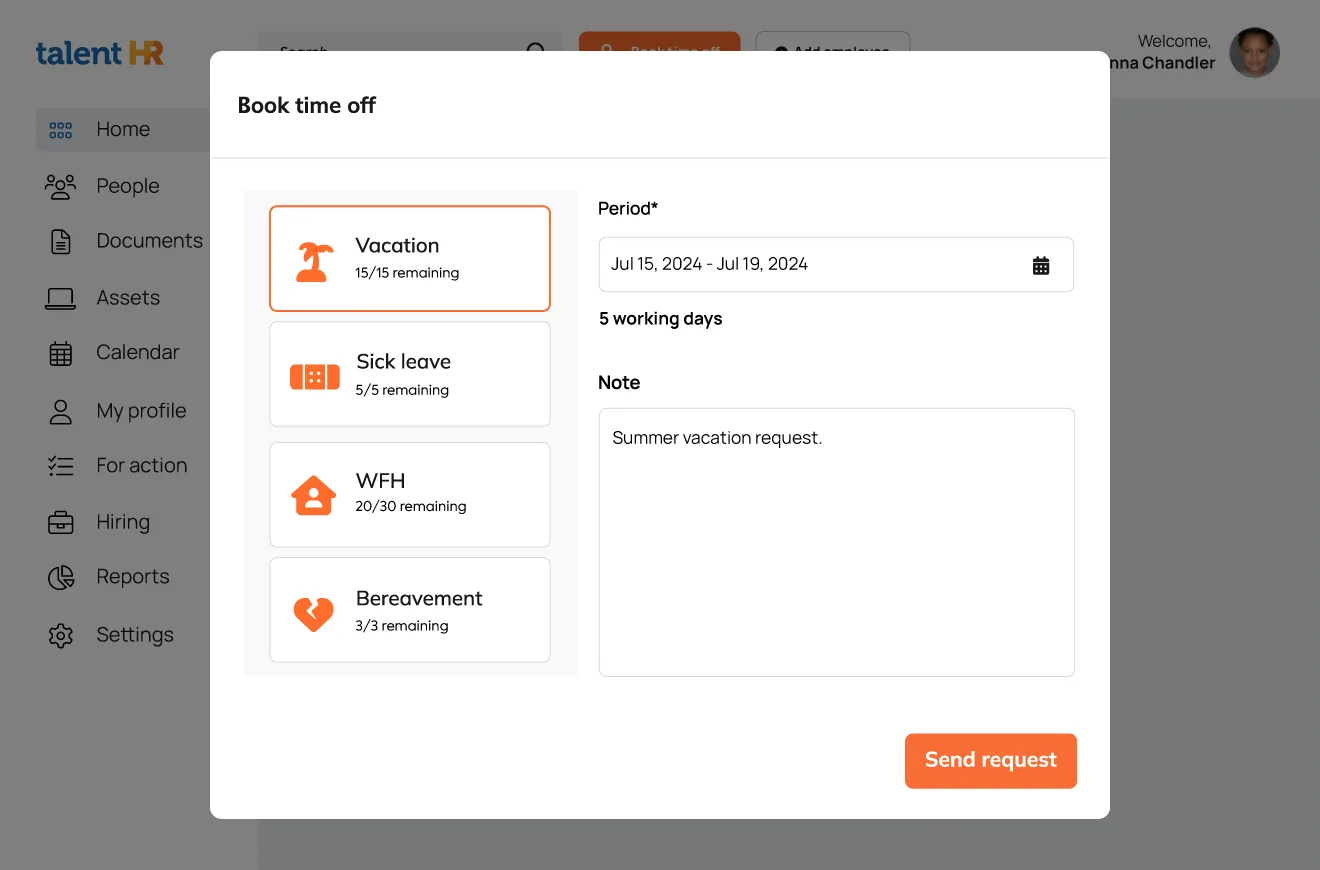 TalentHR — Screenshots 1